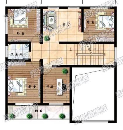 预算30万以内的层房屋怎么设计更实用漂亮？带车库+挑空客厅户型