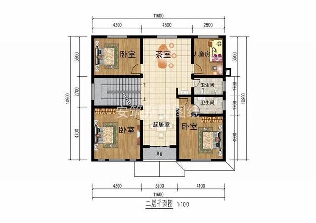 一般家庭都喜欢这种别墅，134平的二层小家，住进去不要太温馨