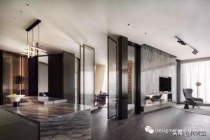 270m² 别墅设计装修样板间，先锋高级灰，演绎都市新生活。