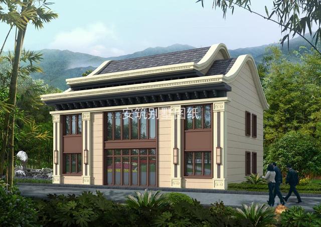 最新2层中式乡村别墅，端庄大气，就连古代皇帝都没有享受过