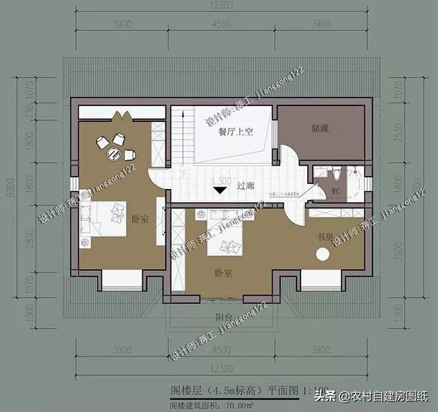 五款高颜值农村单层别墅，气势不输多层，主体造价10万起