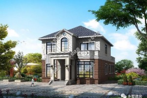 9X18米二层小别墅设计实景图，照样建出豪宅即视感。