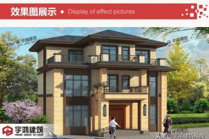 三层农村建小别墅户型图，超有豪宅风范。