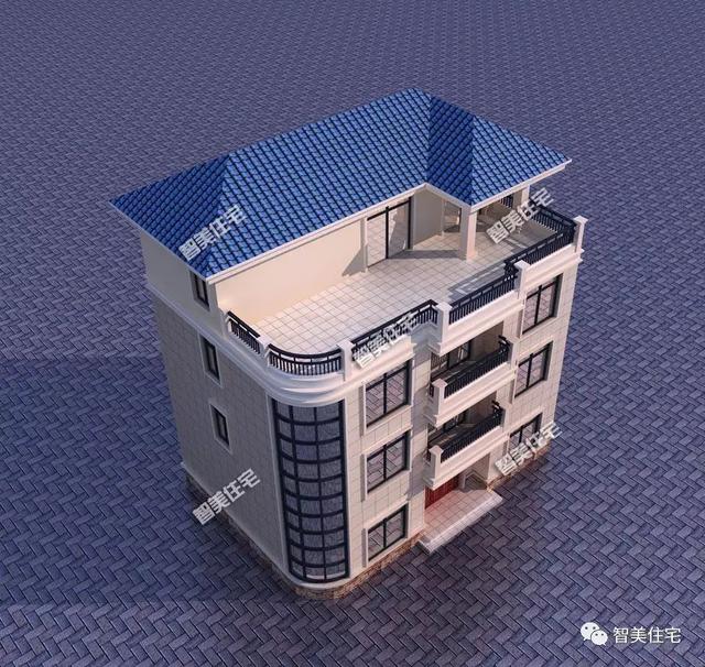 45-50万建栋气派的农村别墅，这款户型让你住的舒心又赚面子