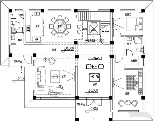 95万包工包料建成三层别墅，占180平，8卧室，隔热效果好