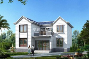 农村自建二层小别墅方案，简约时尚，清新脱俗。