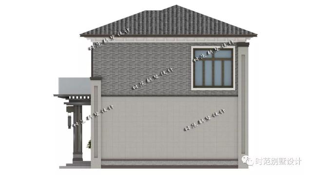 7米小进深怎么建房呢？新中式两层复式别墅，6室3厅适合自建
