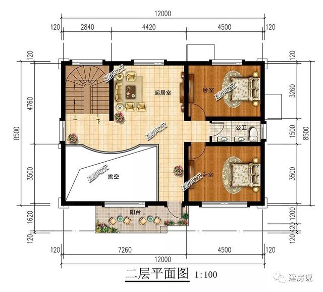 3款120平的欧式别墅，照着这样建房，绝对错不了