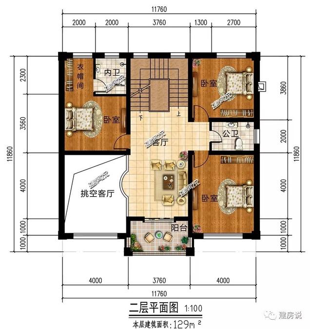 3款120平的欧式别墅，照着这样建房，绝对错不了