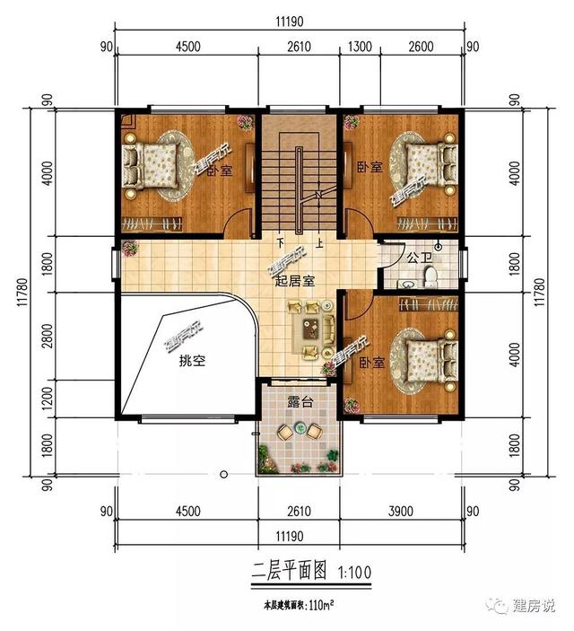 3款120平的欧式别墅，照着这样建房，绝对错不了