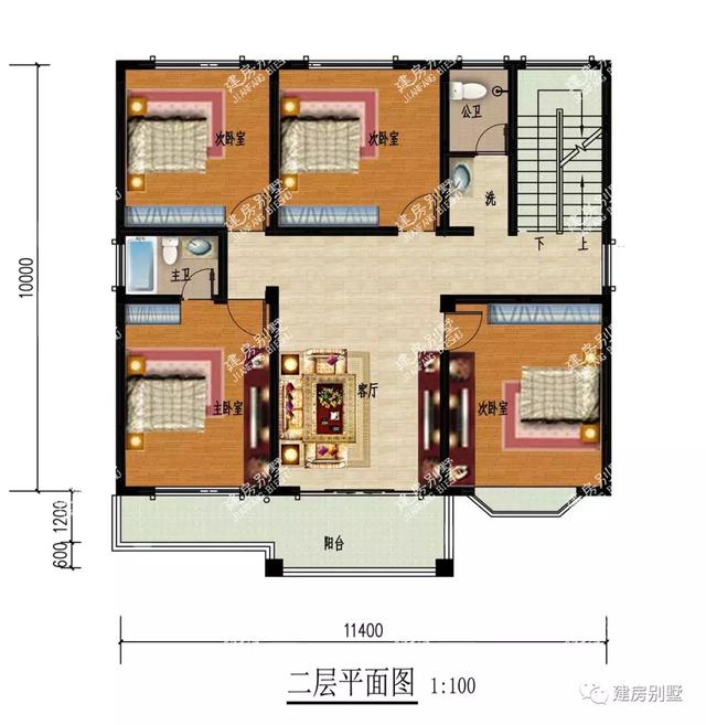 两栋宽度一样的三层自建房，第一栋带堂屋，深受湖南人追捧