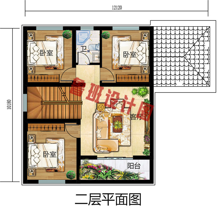 造价10万农村两层房屋设计图，造价15万内。