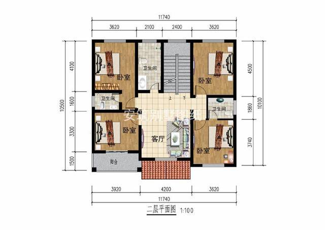 建房高峰不用怕！这款占地121平的三层农村别墅，咱用设计取胜