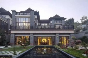 1000平新中式独栋别墅实拍图，带庭院，没千万身价不敢住