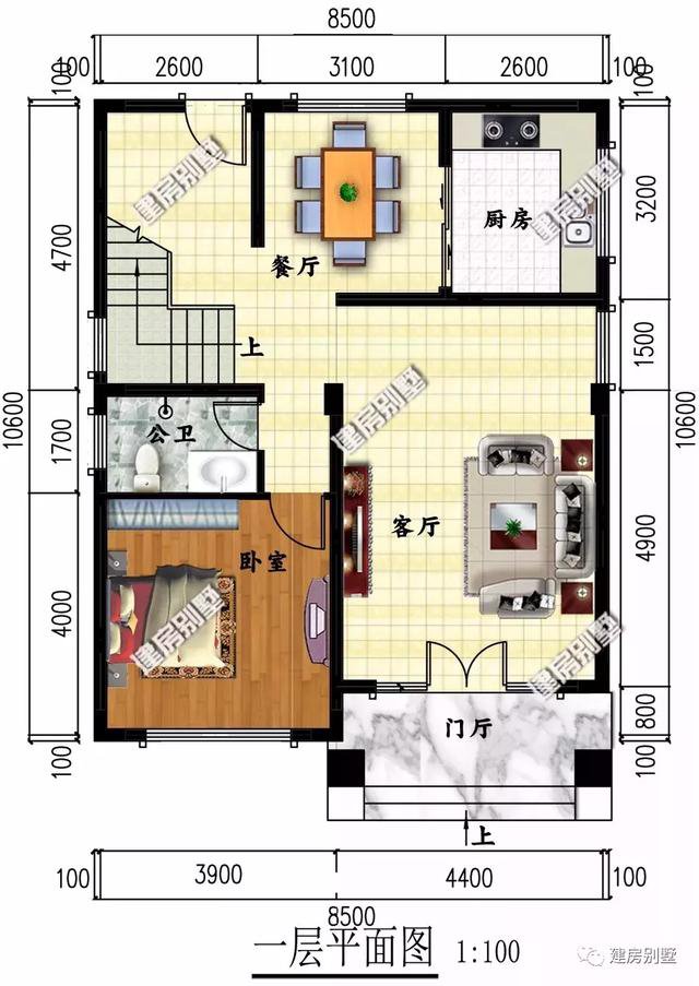 面宽8.5米的两栋农村自建房，第一栋主体只要20多万