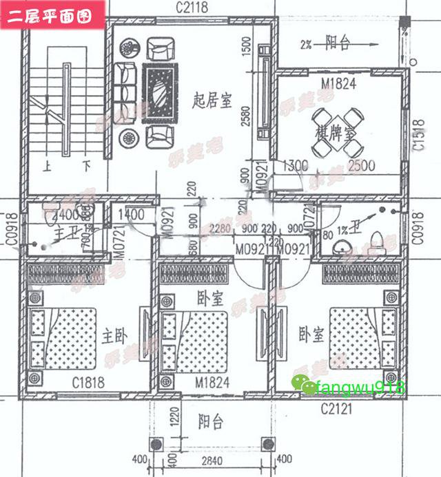 农村三层方正别墅全套设计图，建房不能马虎，钱要花得其所