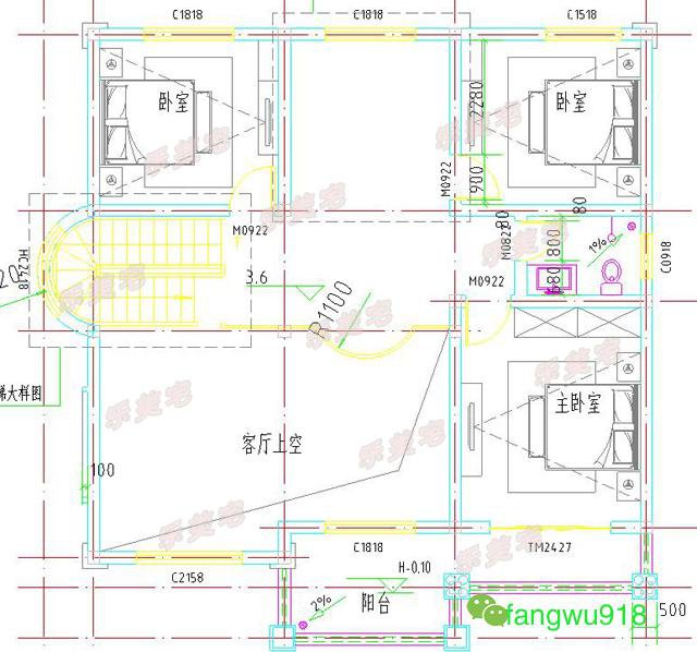 农村三层方正别墅全套设计图，建房不能马虎，钱要花得其所