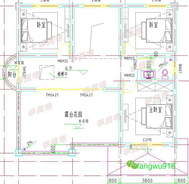 农村三层方正别墅全套设计图，建房不能马虎，钱要花得其所