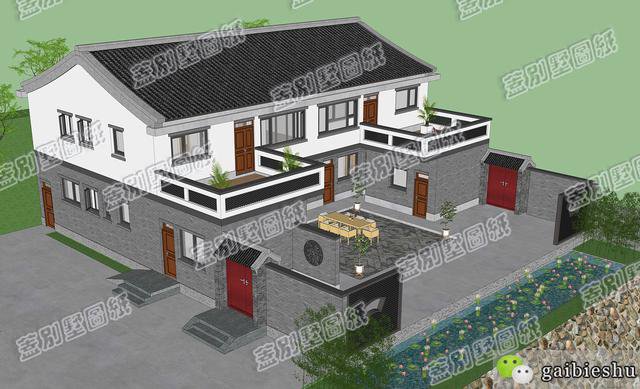 60分钟四川广元二层住宅,2厅6卧,老人房带小餐厅,柴房、双露台