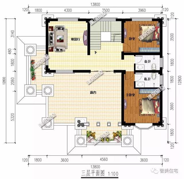 造型气派的农村别墅，主体45万造价不高，住上豪宅不是梦