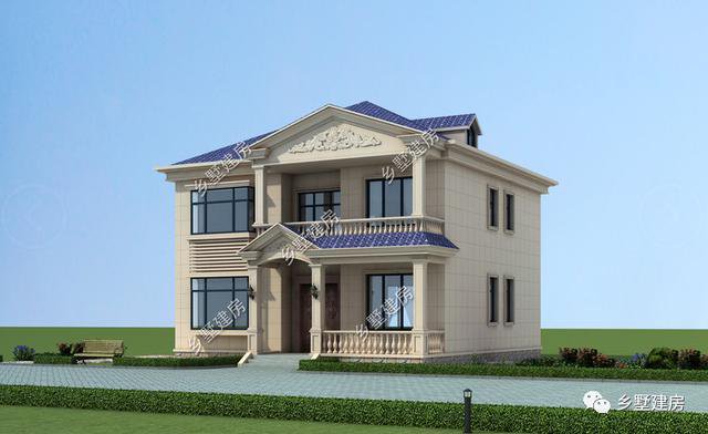 25万就能建的二层别墅，款式时髦，怎么看都看不够