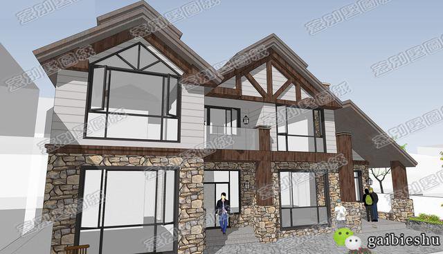 17×12米中式风格二层自建房，经典耐看，几十年不过时