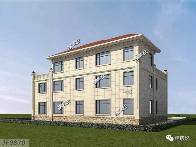 200多平的欧式别墅建在农村，一看就有“王者风范”