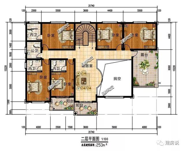 200多平的欧式别墅建在农村，一看就有“王者风范”