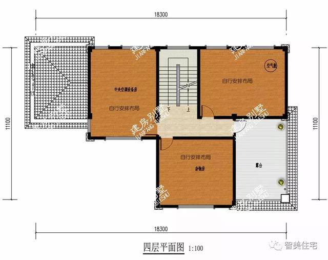 层次感好，内配5个套房的豪华别墅，村里首富就应这么建