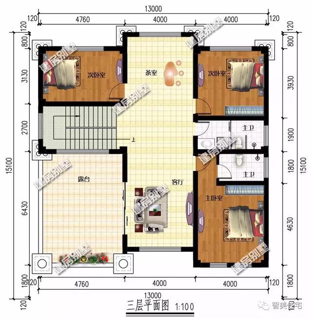 带架空层设计的豪宅，建好房有面子，住的也更安逸