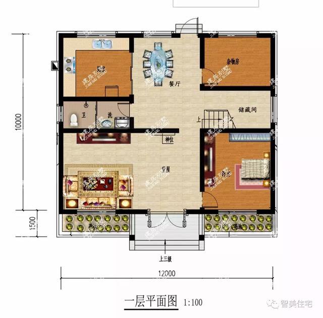 3栋面宽尺寸一样，占地面积120左右的自建房，看过的都夸好