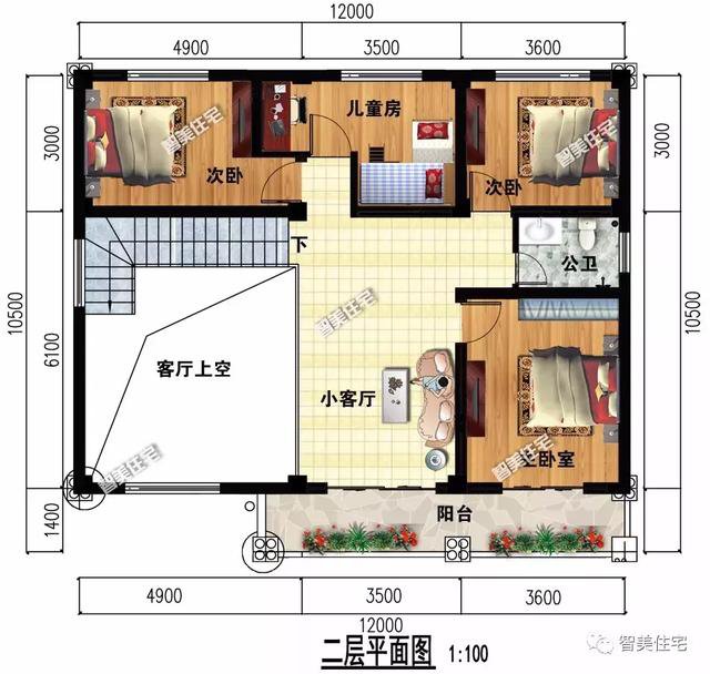 3栋面宽尺寸一样，占地面积120左右的自建房，看过的都夸好