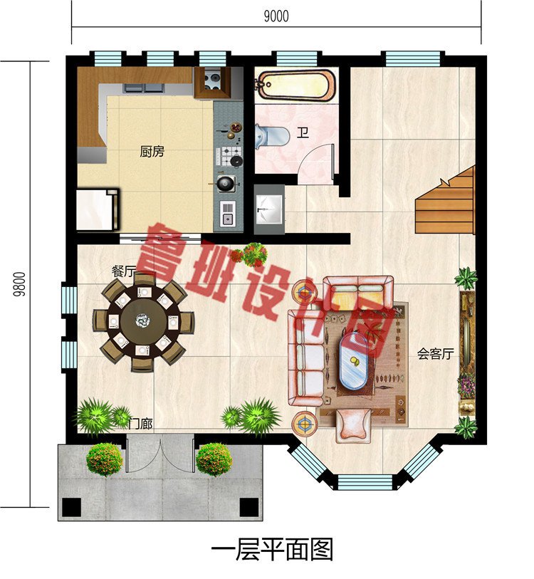 自建房10万以下两层别墅设计图，别墅外观小而美