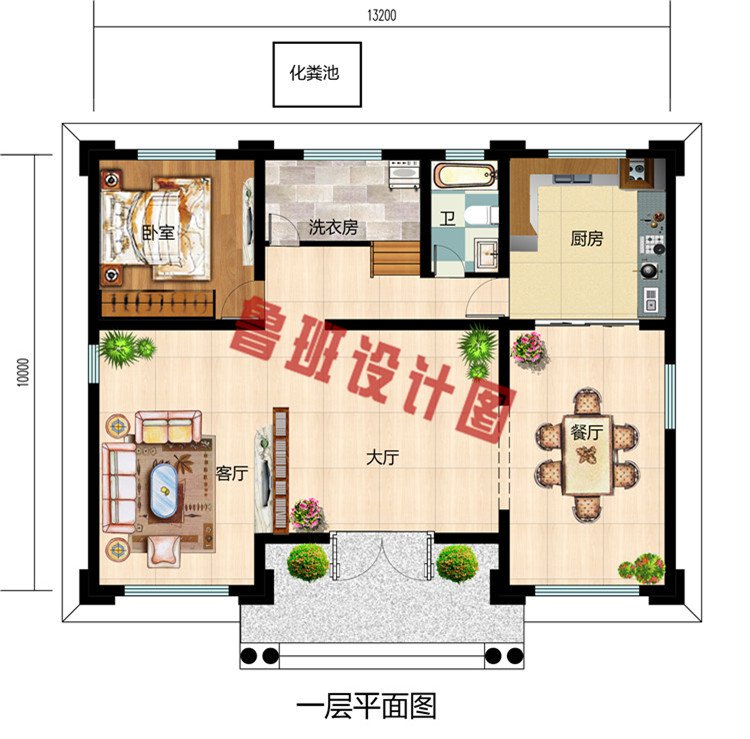 2019二层农村新款别墅设计图，外观简约而不简单