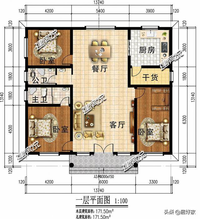 这10款一层别墅接地气，17万建一栋，别再建二三层别墅了