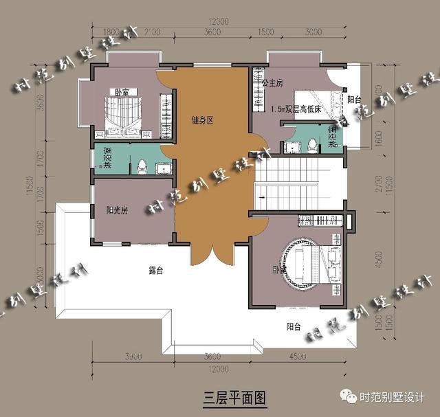多露台的12x12米新中式别墅，奢华大气，7室5厅适合你吗？