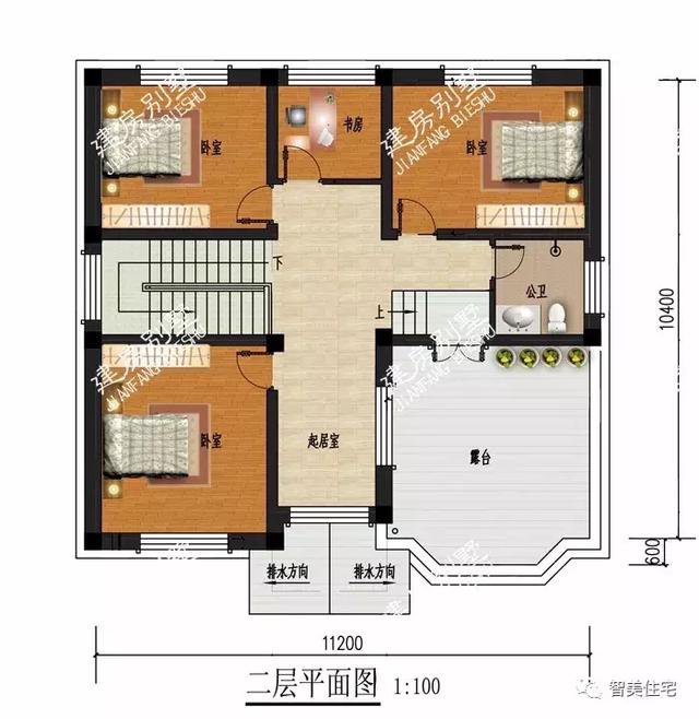 两栋外观都很漂亮的自建房，现代式的住宅，造价低实用性又好