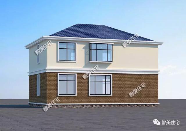 两栋风格相似的自建房，造价25万左右，盖了就是赚