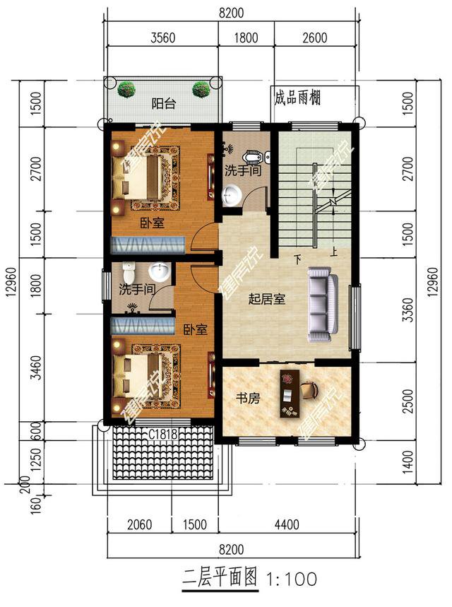 这5款别墅图纸，占地80平，最低20万建一栋，全村都来找你要图纸