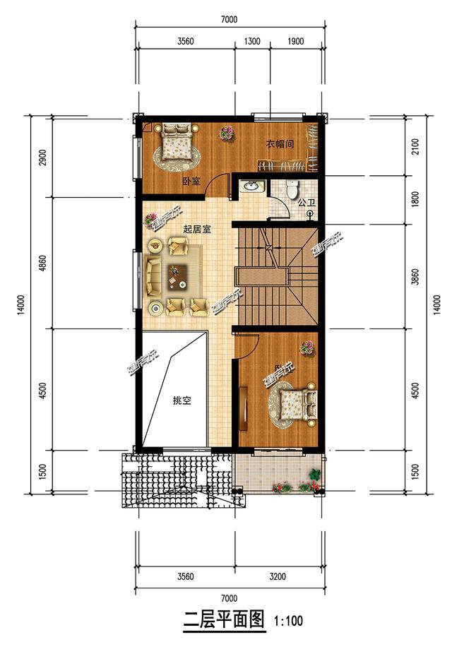 这5款别墅图纸，占地80平，最低20万建一栋，全村都来找你要图纸