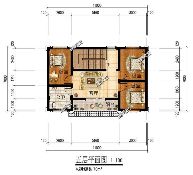 这5款别墅图纸，占地80平，最低20万建一栋，全村都来找你要图纸