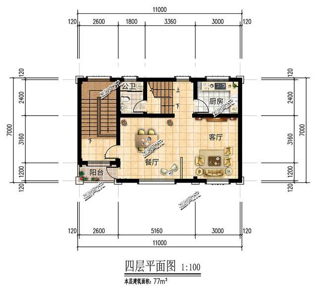 这5款别墅图纸，占地80平，最低20万建一栋，全村都来找你要图纸