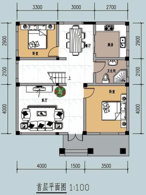 占地9*9平米，这栋农村自建别墅却有7室1厅，宅基地小也能建好房