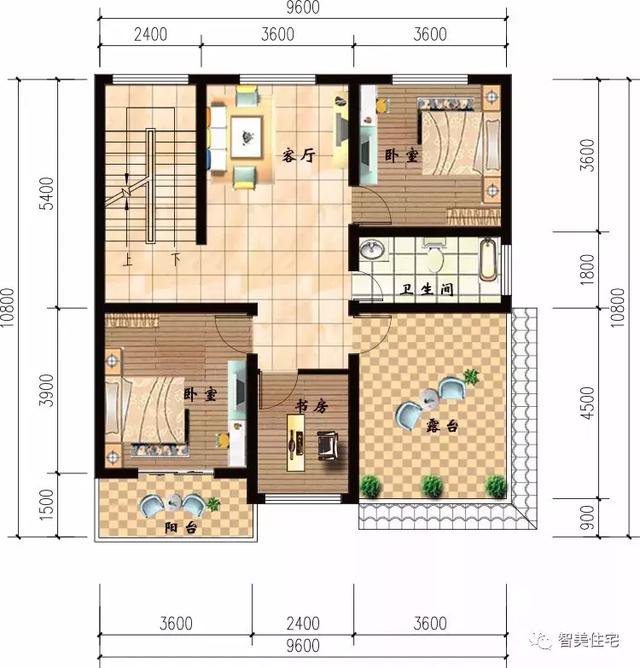 两栋宽9-10米间的别墅，造型简单好施工，主体30来万