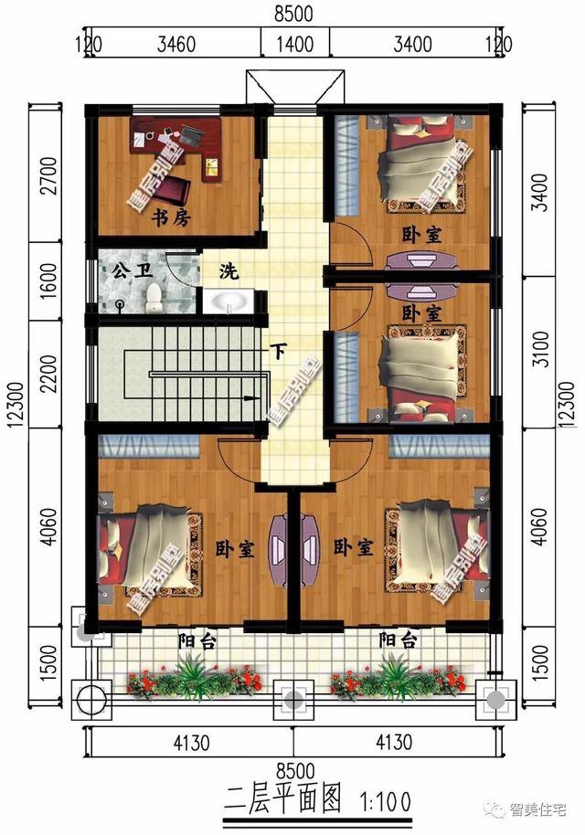 2栋小面宽的农村别墅，造价25万左右，建好房交好运