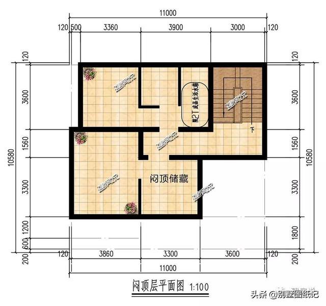 面宽11米、占地102平，36万也能把别墅建得如此高大上