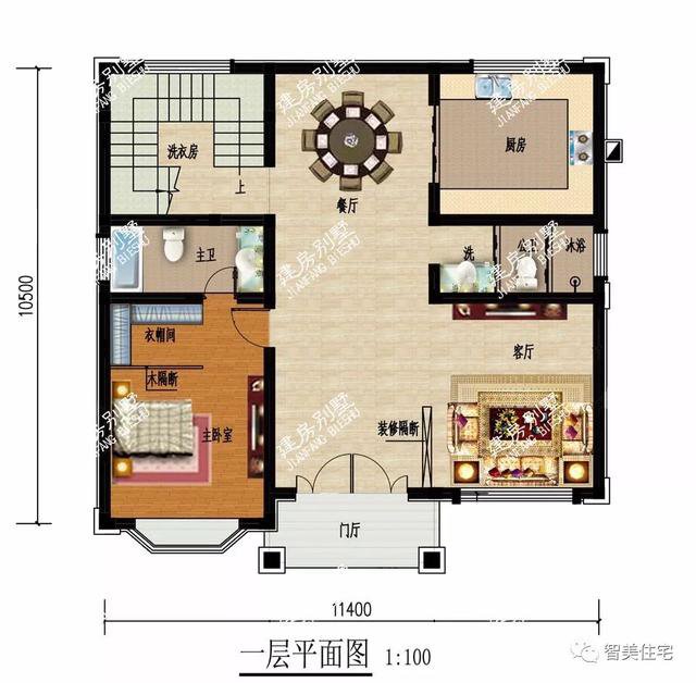 2栋宽11.4米的简欧式别墅，建第二栋的人忒多，造价经济