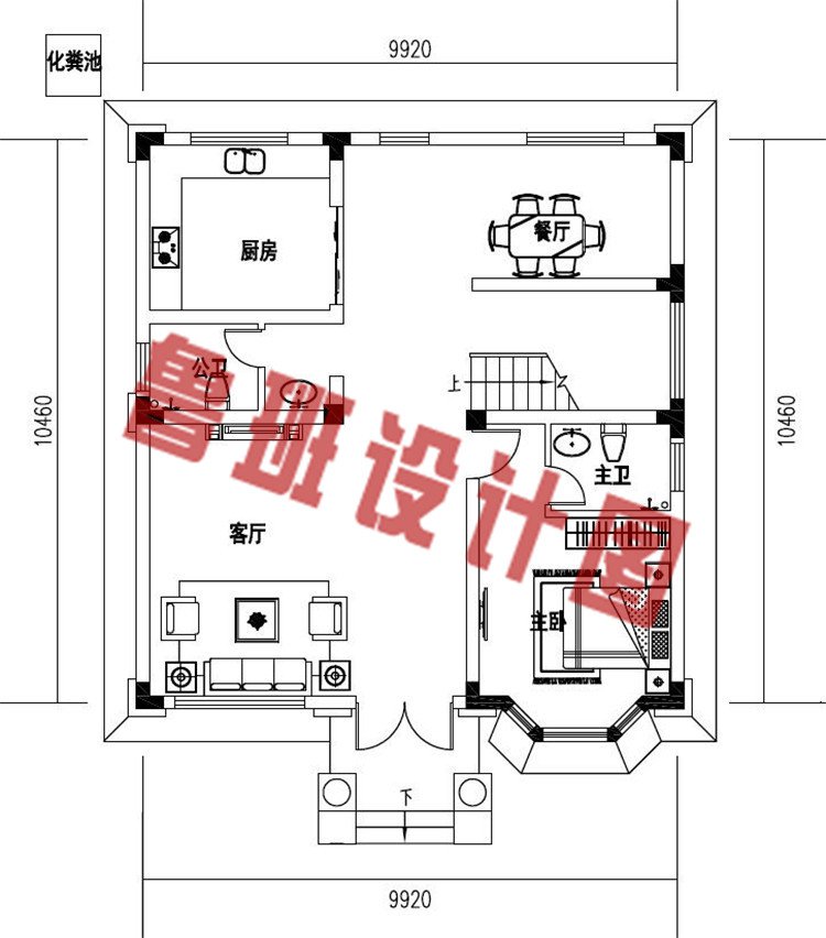 经典大气欧式农村三层别墅设计图