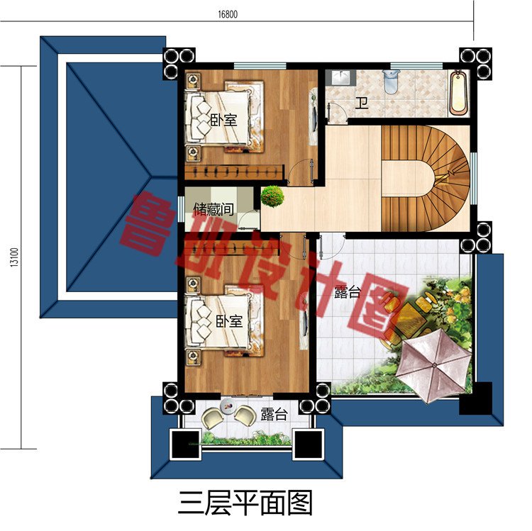 最好看的农村三层楼房设计图，颜值高，高端、大气