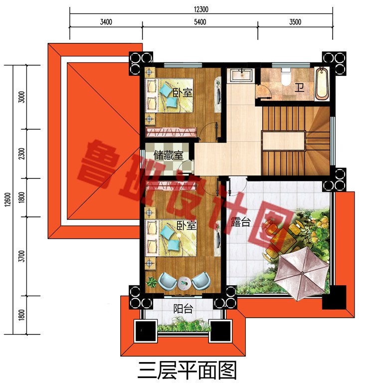 150平三层欧式别墅设计图，外观图精致大气